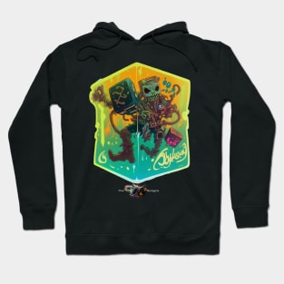 Gelatinous Cube D&D Monster Graffiti Hoodie